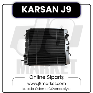 Su Radyatörü Bakır KOMPLE (2 Sıra) | KARSAN J9 | KALE K130070